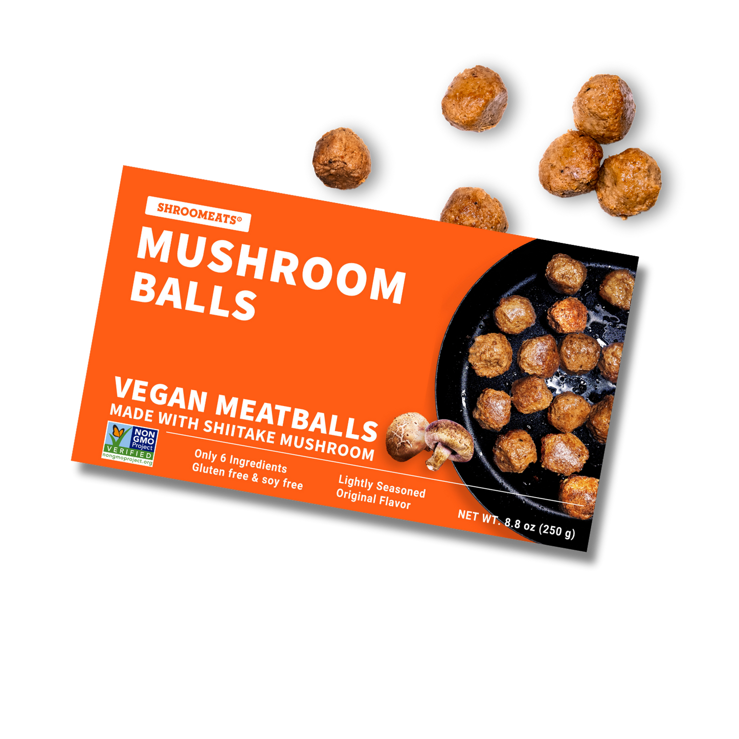 Shroomeats® Balls : Vegan Mushroom Meatballs Allergen Free Healthy Meat Alternative Great Texture