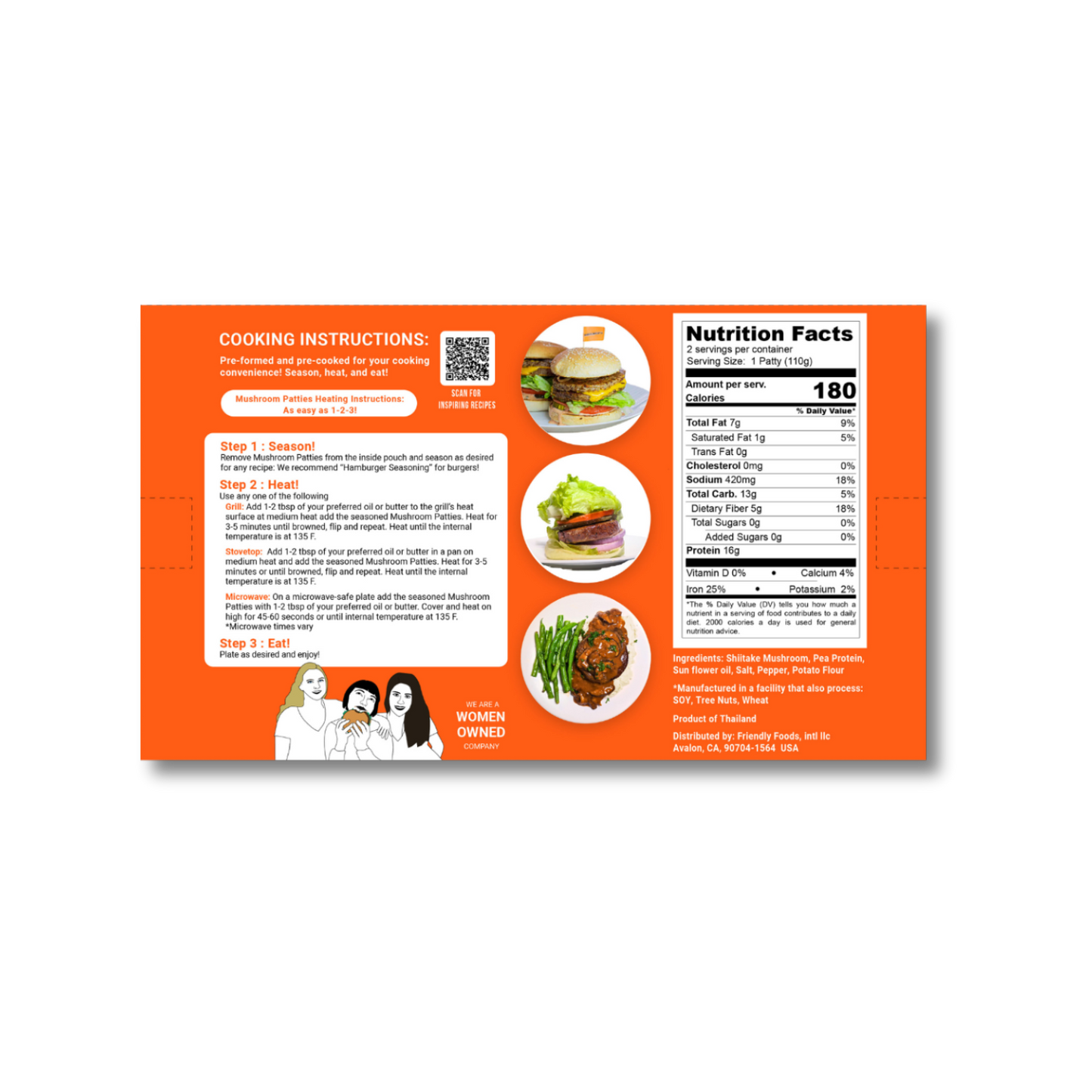 Double Shroomeats® Starter Kit: Vegan Allergen Free Healthy Meat Alternative Great Texture & Digital Cookbook